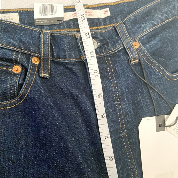 NWT Levi’s rib cage straight ankle dark wash - Picture 10 of 13